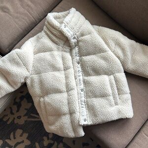 Gap Women’s XS Sherpa Jacket, Cream